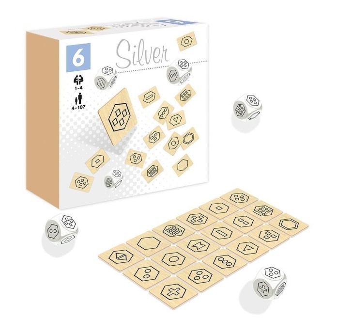 Gra kostki z piktogramami seria silver dla seniorów